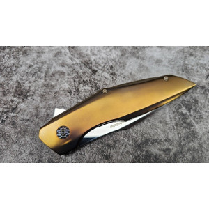 ELEMENTAL авторський складаний ніж майстерня Androshchuk Knives, сталь CPM S125V, 65 HRC. Photo 2